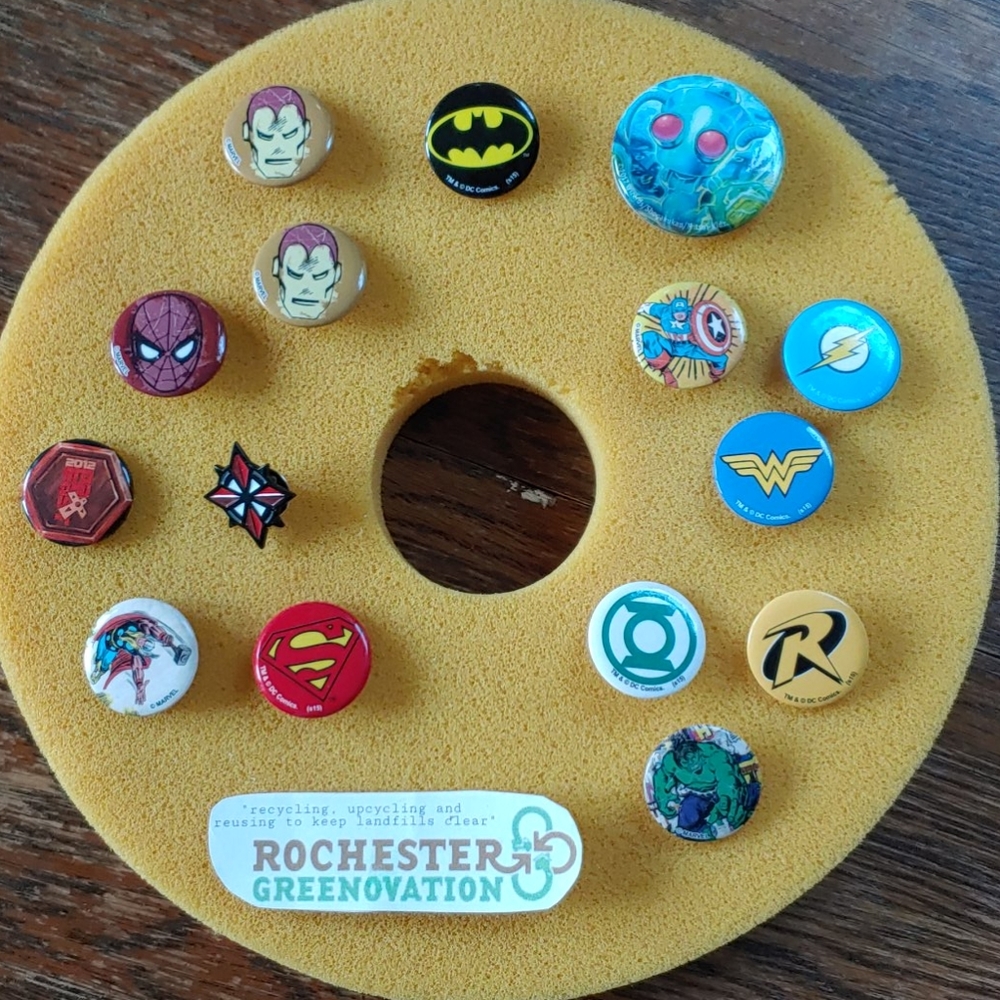 Collection of Comic-Con Mini Buttons